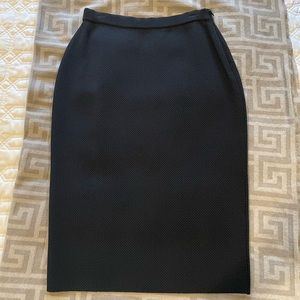 Givenchy textured scuba knit pencil skirt